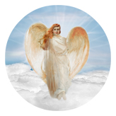 DAROUND 118 BL Angel Clouds Blue